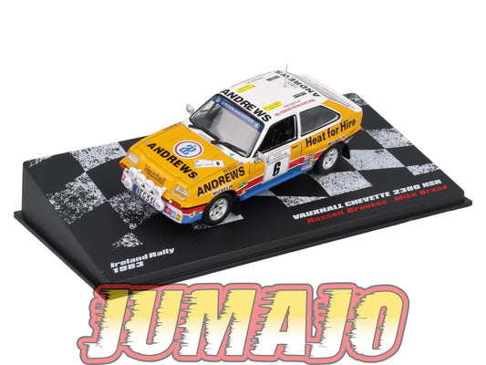 RVR62 1/43 Altaya Vainqueurs rallye Vauxhall Chevette 2300 HSR Ireland 1983 Brookes #6