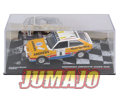 RVR62 1/43 Altaya Vainqueurs rallye Vauxhall Chevette 2300 HSR Ireland 1983 Brookes