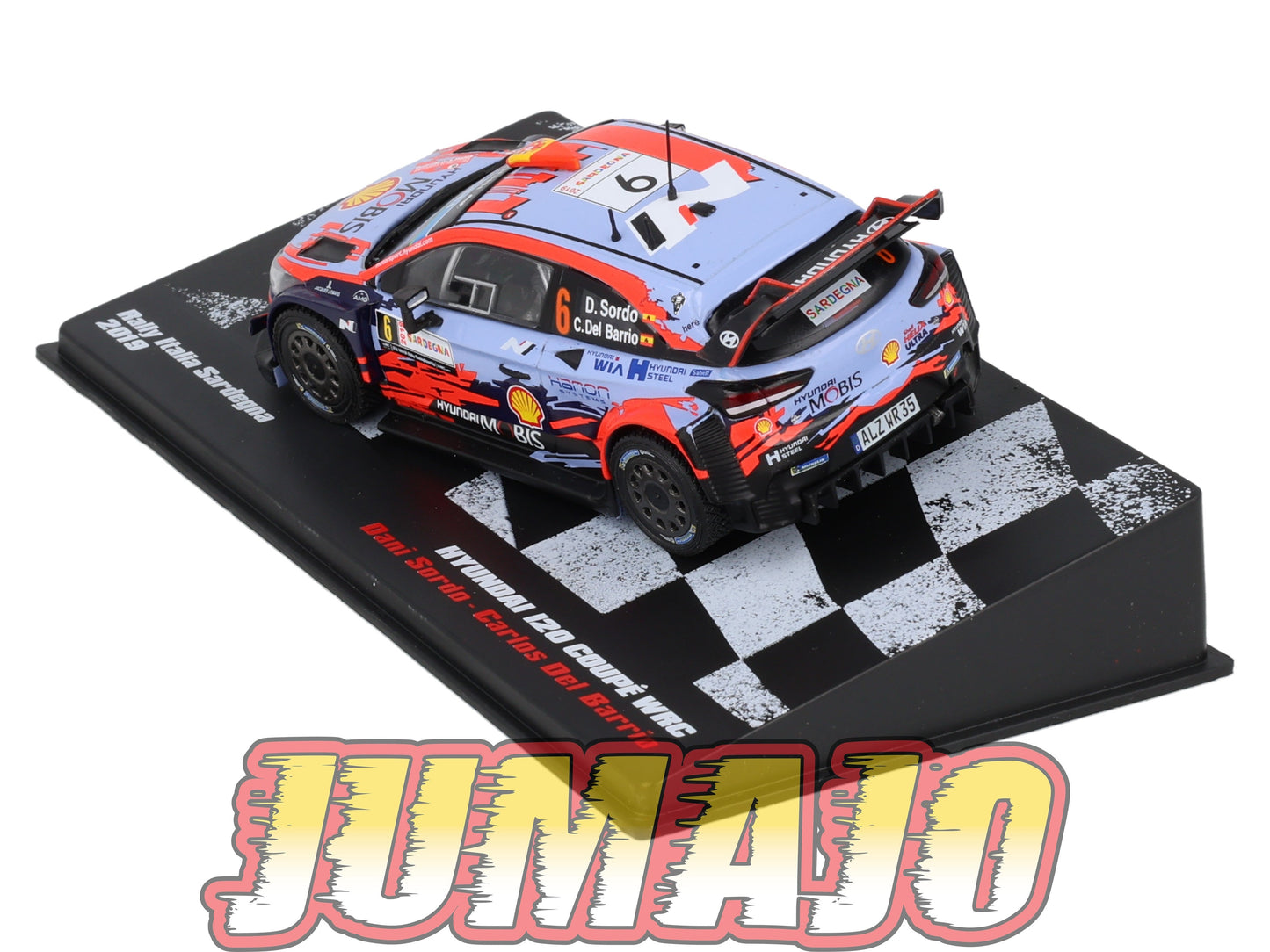 RVR63 1/43 Altaya Vainqueurs rallye Hyundai i20 Coupé WRC Italia Sardegna 2019 Sordo