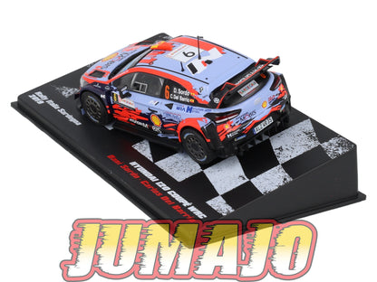 RVR63 1/43 Altaya Vainqueurs rallye Hyundai i20 Coupé WRC Italia Sardegna 2019 Sordo