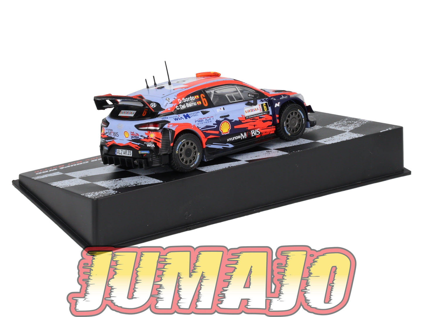 RVR63 1/43 Altaya Vainqueurs rallye Hyundai i20 Coupé WRC Italia Sardegna 2019 Sordo