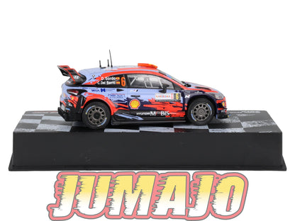 RVR63 1/43 Altaya Vainqueurs rallye Hyundai i20 Coupé WRC Italia Sardegna 2019 Sordo