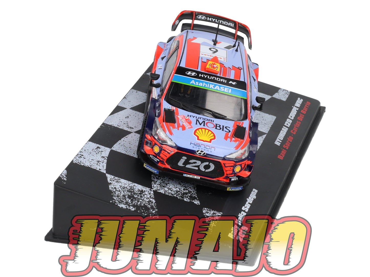 RVR63 1/43 Altaya Vainqueurs rallye Hyundai i20 Coupé WRC Italia Sardegna 2019 Sordo