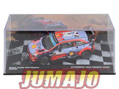 RVR63 1/43 Altaya Vainqueurs rallye Hyundai i20 Coupé WRC Italia Sardegna 2019 Sordo