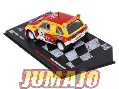 RVR64 1/43 Altaya Vainqueurs rallye MG Metro 6R4 Mont-Blanc 1986 Auriol