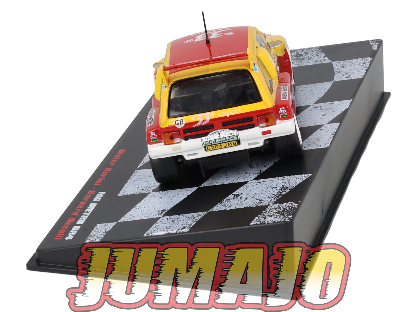 RVR64 1/43 Altaya Vainqueurs rallye MG Metro 6R4 Mont-Blanc 1986 Auriol