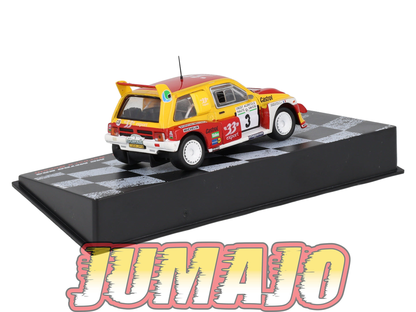 RVR64 1/43 Altaya Vainqueurs rallye MG Metro 6R4 Mont-Blanc 1986 Auriol