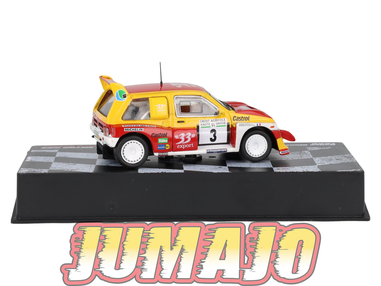 RVR64 1/43 Altaya Vainqueurs rallye MG Metro 6R4 Mont-Blanc 1986 Auriol