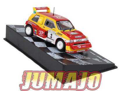 RVR64 1/43 Altaya Vainqueurs rallye MG Metro 6R4 Mont-Blanc 1986 Auriol