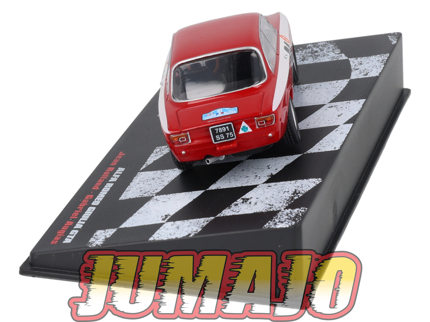 RVR65 1/43 Altaya Vainqueurs rallye ALFA ROMEO GIULIA GTA 1966 ROLLAN #61