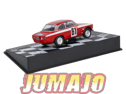 RVR65 1/43 Altaya Vainqueurs rallye ALFA ROMEO GIULIA GTA 1966 ROLLAN #61