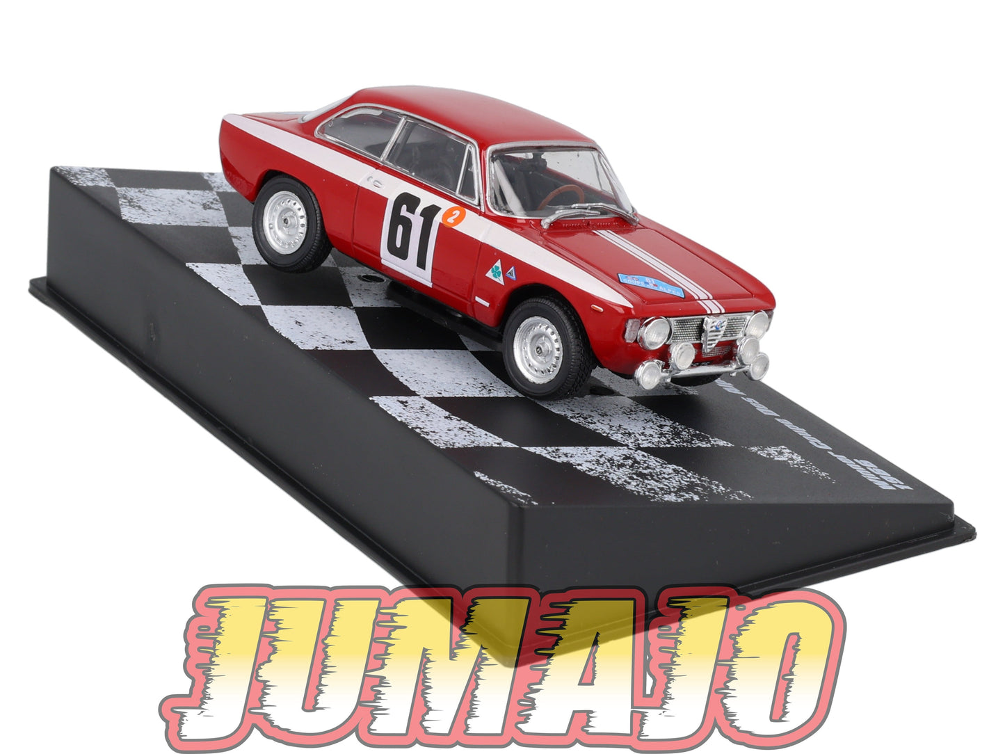 RVR65 1/43 Altaya Vainqueurs rallye ALFA ROMEO GIULIA GTA 1966 ROLLAN #61
