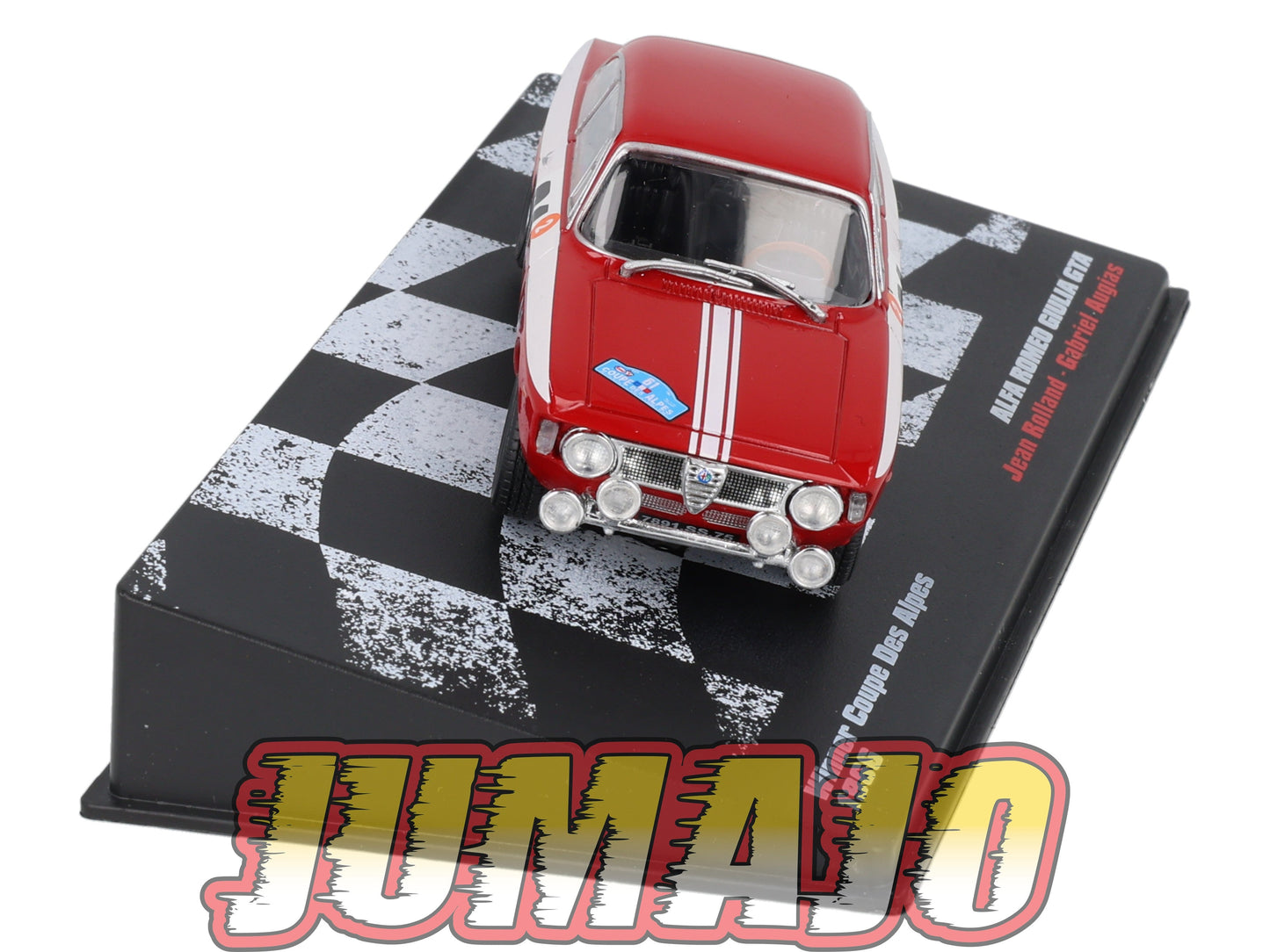 RVR65 1/43 Altaya Vainqueurs rallye ALFA ROMEO GIULIA GTA 1966 ROLLAN #61