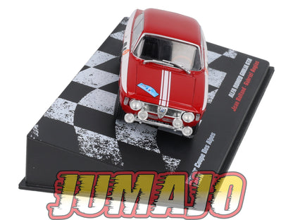 RVR65 1/43 Altaya Vainqueurs rallye ALFA ROMEO GIULIA GTA 1966 ROLLAN #61