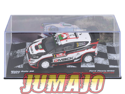 RVR6 1/43 Altaya Vainqueurs rallye : FORD Fiesta WRC 2017E.Evans #3