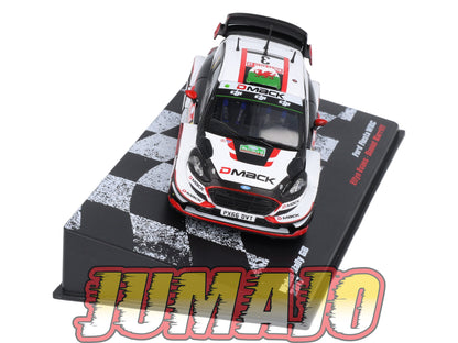 RVR6 1/43 Altaya Vainqueurs rallye : FORD Fiesta WRC 2017E.Evans #3