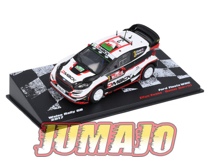 RVR6 1/43 Altaya Vainqueurs rallye : FORD Fiesta WRC 2017E.Evans #3