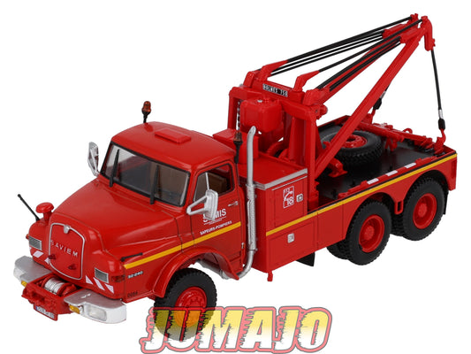 SAV7 CAMIONS 1/43 altaya IXO SAVIEM 32.240 Dépanneuse Sapeurs Pompiers