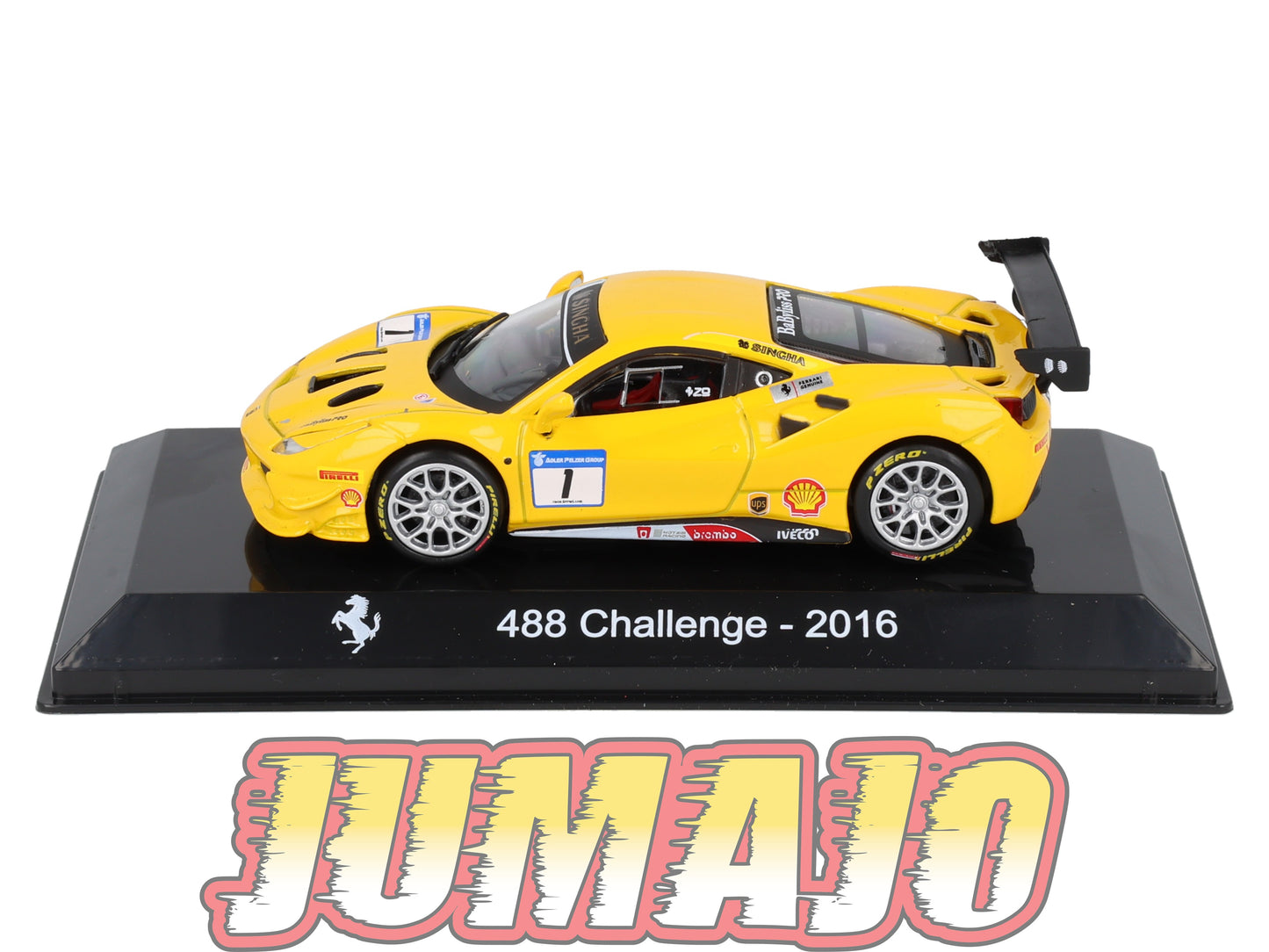 SC206 voiture 1/43 Burago FERRARI 488 Challenge 2016 #1
