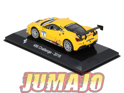 SC206 voiture 1/43 Burago FERRARI 488 Challenge 2016 #1