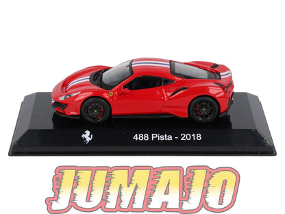 SC210 voiture 1/43 Burago FERRARI 488 Pista 2018