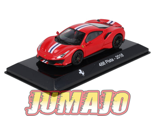SC210 voiture 1/43 Burago FERRARI 488 Pista 2018