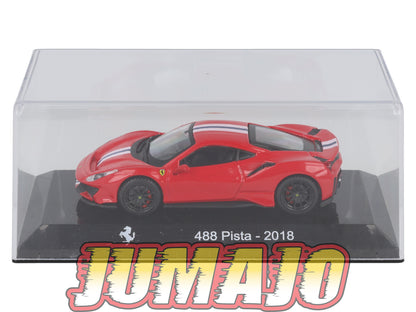SC210 voiture 1/43 Burago FERRARI 488 Pista 2018