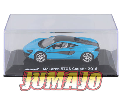 LOT voiture McLaren 1/43 P1 2013 + 720S 2017 + 570S 2015 + F1 GTR 1997