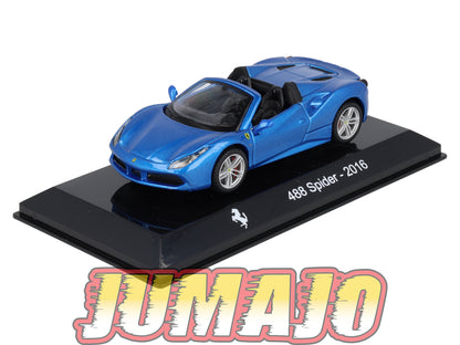 SC243 voiture 1/43 Burago FERRARI 488 Spider 2016
