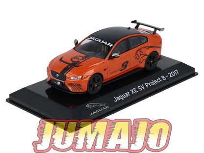 SC42 voiture 1/43 SALVAT Supercars :  JAGUAR XE SV Project 8 2017