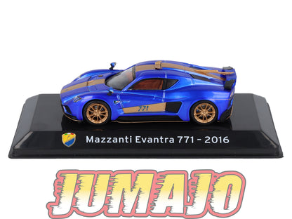 SC46 voiture 1/43 SALVAT Supercars :  MAZZANTI Evantra 771 2016