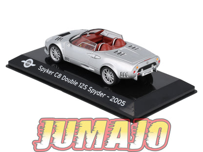 SC69 voiture 1/43 SALVAT Supercars : SPYKER C8 Double 12S Spyder 2005