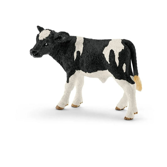 SCH37 Figurine PVC SCHLEICH Animaux : 13798 Veau Holstein, Holstein Calf 7cm