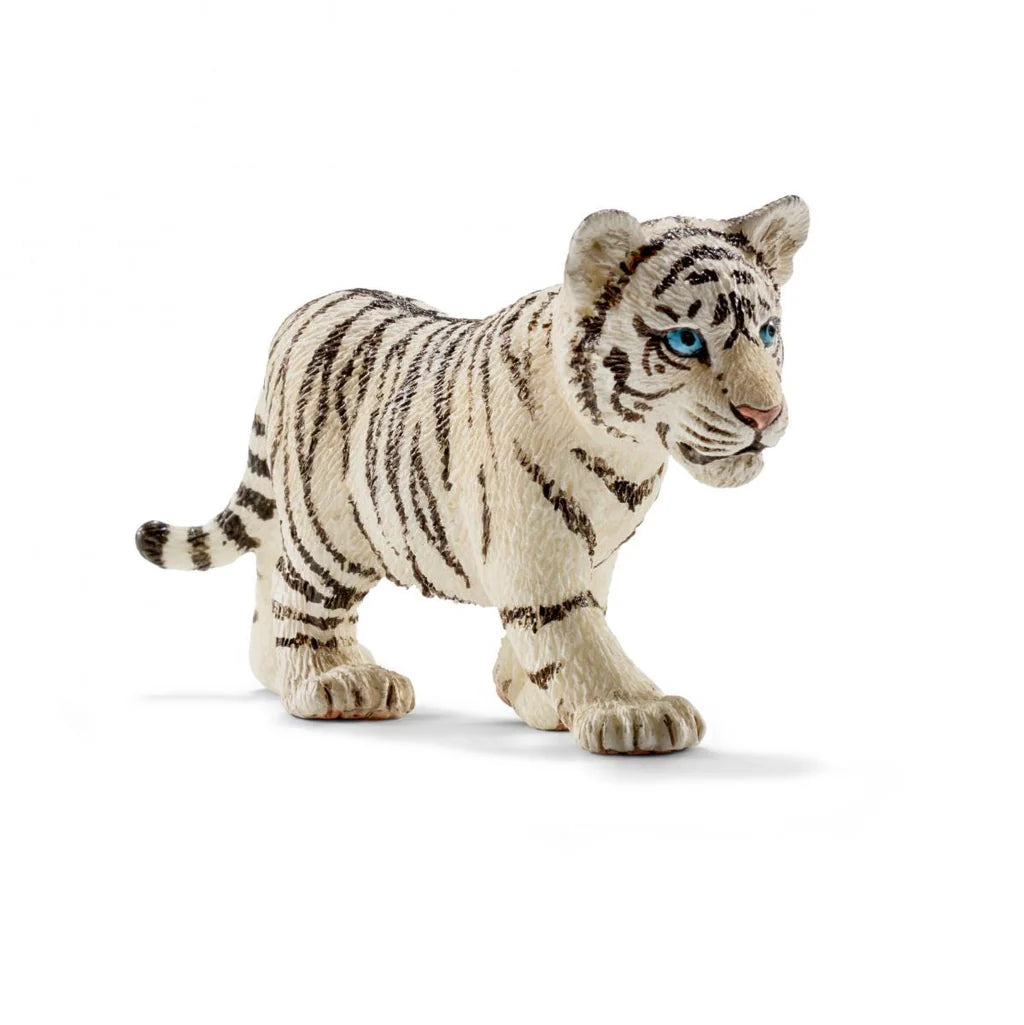 SCH52 Figurine PVC SCHLEICH Animaux 14732 Bébé tigre blanc 3cm