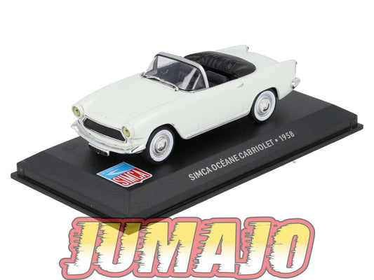 SIM100 Voiture 1/43 IXO Altaya SIMCA Oceane cabriolet 1958