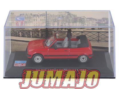 SIM10 Voiture 1/43 IXO Altaya SIMCA Talbot Samba cabriolet 1983