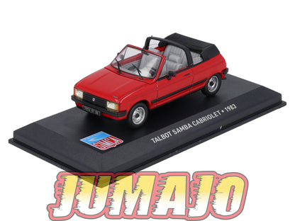 SIM10 Voiture 1/43 IXO Altaya SIMCA Talbot Samba cabriolet 1983