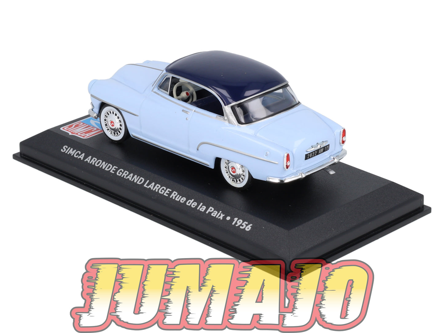 SIM1 Voiture 1/43 IXO Altaya SIMCA Aronde Grand large Rue de la paix 1956