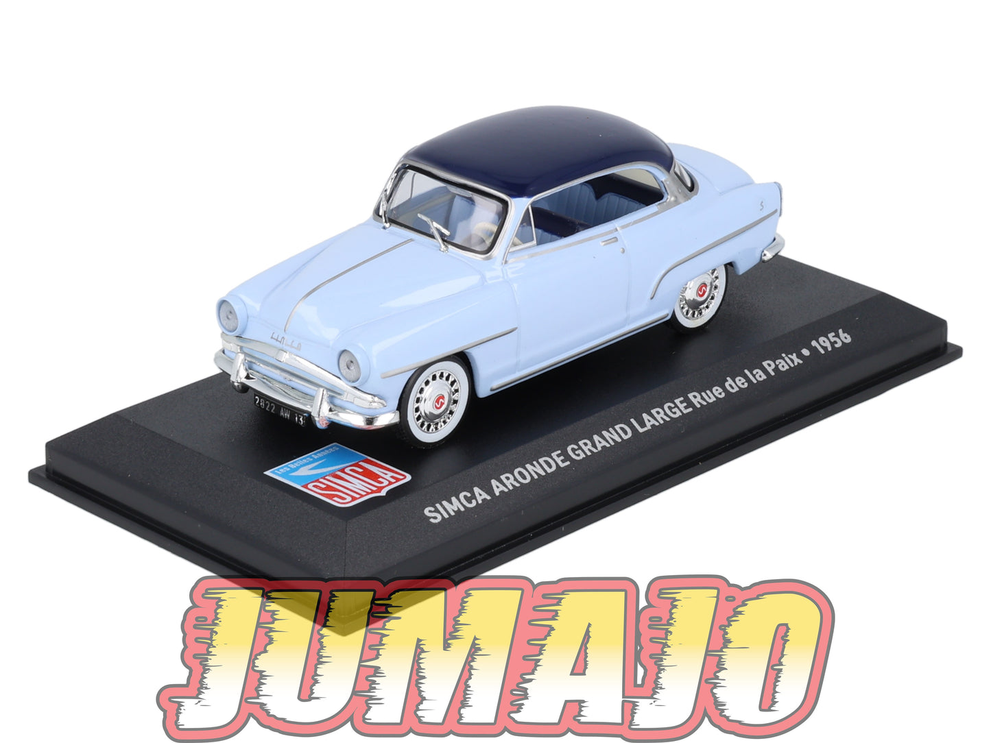 SIM1 Voiture 1/43 IXO Altaya SIMCA Aronde Grand large Rue de la paix 1956