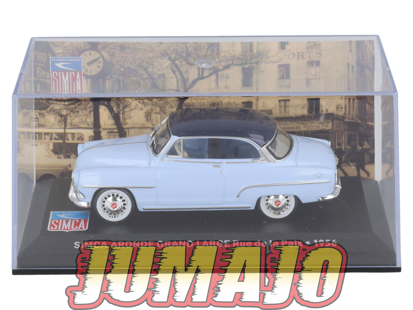 SIM1 Voiture 1/43 IXO Altaya SIMCA Aronde Grand large Rue de la paix 1956