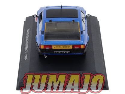 SIM24 Voiture 1/43 IXO Altaya SIMCA : MATRA SIMCA Bagheera S 1977