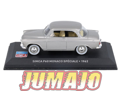 SIM32 Voiture 1/43 IXO Altaya SIMCA P60 Monaco Spéciale 1962