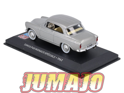 SIM32 Voiture 1/43 IXO Altaya SIMCA P60 Monaco Spéciale 1962