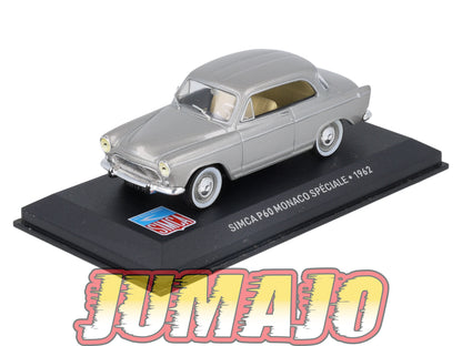 SIM32 Voiture 1/43 IXO Altaya SIMCA P60 Monaco Spéciale 1962