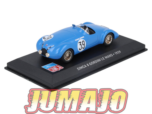 SIM33 Voiture 1/43 IXO Altaya SIMCA 8 Gordini Le Mans 1939