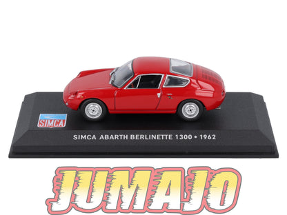 SIM36 Voiture 1/43 IXO Altaya SIMCA : SIMCA Abarth Berlinette 1300 1962