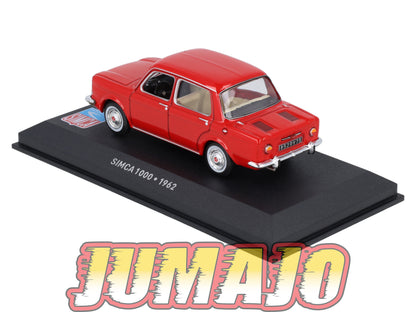 SIM42 Voiture 1/43 IXO Altaya SIMCA : SIMCA 1000 1962