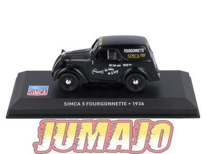 SIM44 Voiture 1/43 IXO Altaya SIMCA 5 Fourgonnette 1936