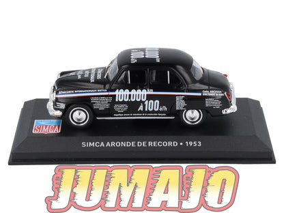 SIM48 Voiture 1/43 IXO Altaya SIMCA Aronde de record 1953