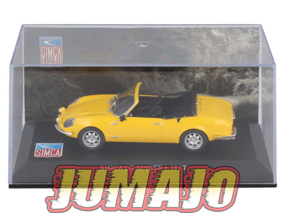 SIM49 Voiture 1/43 IXO Altaya SIMCA CG Spider Cabriolet 1972